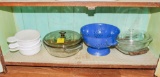 Pyrex casarole dishes strainer