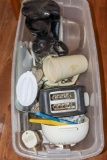 Tote with kitchen appliances and storage