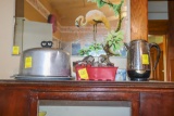 Teapot cake carrier and cookie cutters
