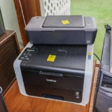 Brother HL3170 CDW printer and HP Deskjet 1000 printer