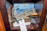 Large lot of metal storage boxes and office supplies