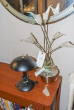 2 Floor lamps and 3 table lamps