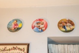 12 Collector Plates with Hangers
