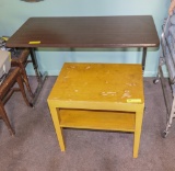 Work table 48x24 (height adjusts) and side table 24x18