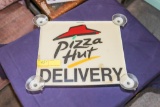 Pizza Hut Window Delivery Sign
