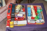 2 Flats of Die Cast Semis and Trucks