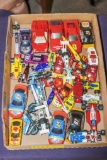 Flat with die cast nascar and racecars