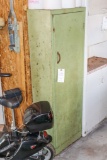 Green Metal Pantry Cabinet