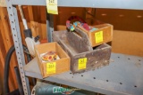 2 small wood boxes and tool tote
