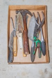 Flat of garden tools