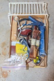 Assorted tools and racks