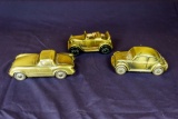 3 Vintage Cast Iron Banks