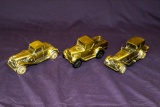 3 Vintage Cast Iron Banks