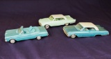 3 1960's Ford Dealer Collector Cars