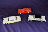 3 1950's and 1960's Ford Dealer Collector Cars