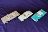 3 1960's Ford Dealer Collector Cars