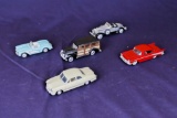 Flat of Vintage Die Cast Cars and Trucks