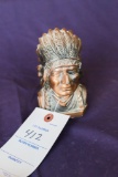 Indian Chief Cast Iron Bank