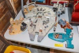 Tote with Star Wars Space Ships and Toys