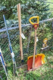 Snow shovels and Pick Axe