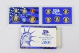 2001 United States Mint Proof Set