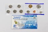 2001 United States Mint Proof Set Philadelphia