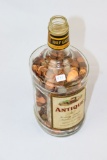 Half Gallon Jug with Pennies
