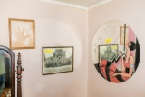 Woman Smoking Mirror and 2 pictures