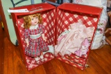 Doll with travel case