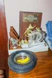 Goodyear ashtray and trophy's