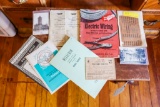 Ephemora Post Cards, Green Stamps War Ration Ford Contracts