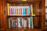 Nurses Reference Library and books on bottom 2 shelves of cabinet