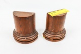 Wooden Bookends