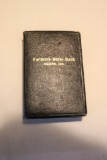 Farmer's State Bank Ossian, Indiana Book Style Bank (no key)