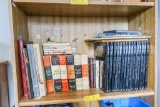 Churchill and History books on shelf