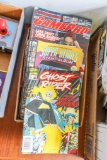 Flat of magazines and comics