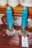 2 torpedo boudoir lamps