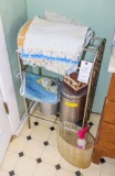 Towel Rack, Small Rugs, Trash Cans Baskets