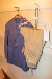 Military Uniform and Khaki Pants