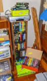 Panasonic VHS Player with VHS Tapes and Storage Tower (Star Wars, Titanic, Others)