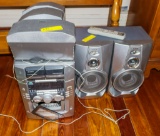 Sony Bookshelf Stereo with 5 speakers