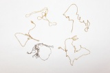 Delicate Ladies gold chains
