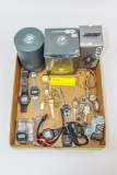 Flat with assorted men's and women's watches