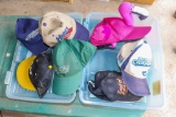 Assortment of Hats in tote