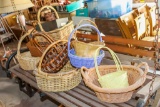 Large array of baskets