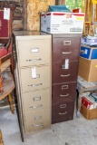 2 Metal Filing Cabinets