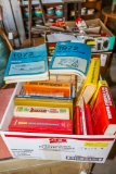 Box of Ford and Mustang Books and Manuals