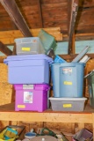 Totes and file boxes