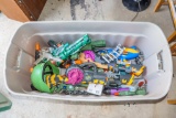 Large Tote of Squirt / Army Toy Guns