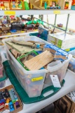 Big Tote full of Wooden Thomas The Train Track and items